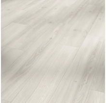 Laminat Basic 400 Eiche Studioline Perlweiß Landhausdiele 1285 x 194 x 8 mm