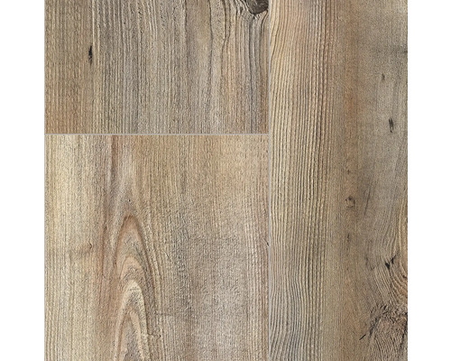 Nahaufnahme von Laminatboden in Holzoptik