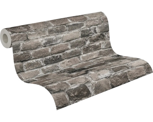Rouleau de papier peint avec motif de briques