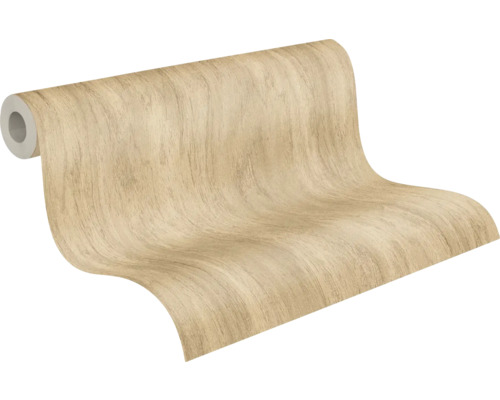 Tapetenrolle mit Holzoptik