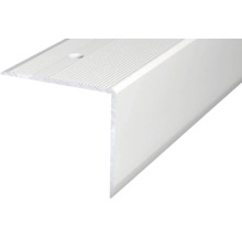 Profil d''arête d''escalier en métal avec surface rainurée