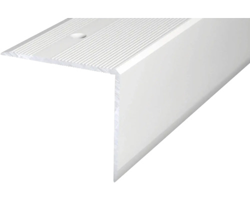 Profil d''arête d''escalier en métal avec surface rainurée