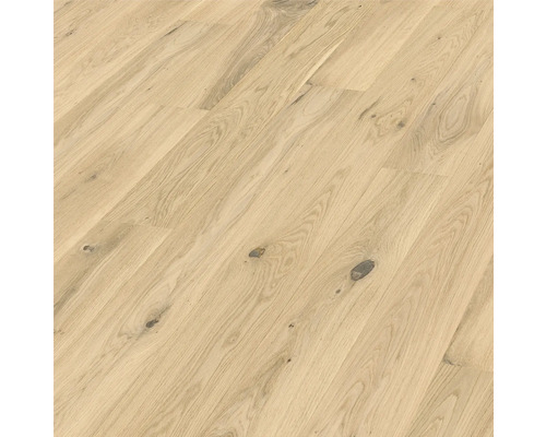 Parquet Bowfell chêne plancher de maison de campagne brossé 2190 x 162 x 13 mm Parquet en chêne clair avec nœuds