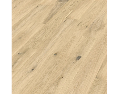 Parquet Rigi chêne plancher de maison de campagne brossé 2190 x 162 x 13 mm Plancher en bois clair avec nœuds