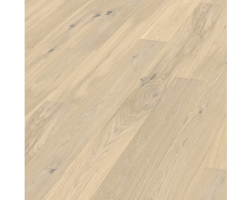 Parquet Tronfjell chêne plancher de maison de campagne brossé 2190 x 162 x 13 mm Revêtement de sol en bois clair avec grain
