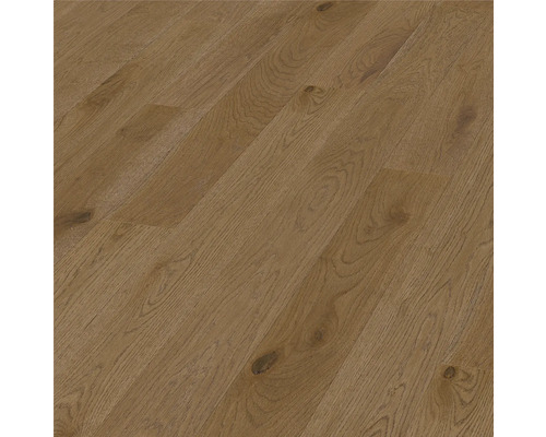 Parquet Nebelhorn chêne plancher de maison de campagne brossé 2190 x 162 x 13 mm Plancher en bois avec structure en bois