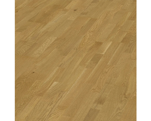 Parquet Mont Blanc chêne parquet à l'anglaise brossé 2390 x 200 x 13 mm Parquet en bois