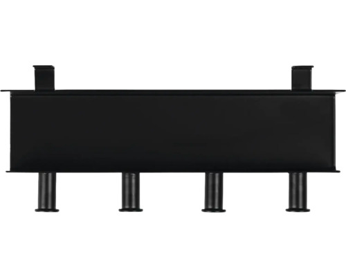 Handtuchhalter mit vier Stangen zur Wandmontage