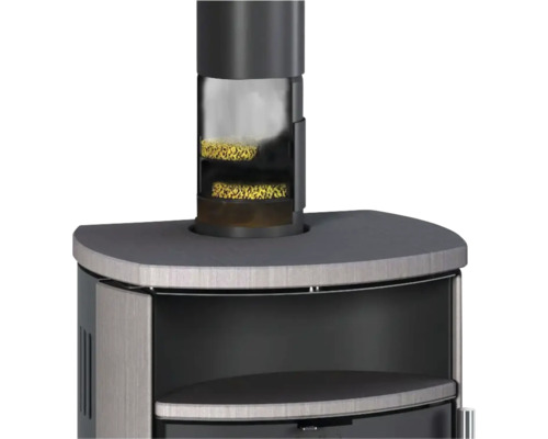 Kaminofen mit Speichersteinen
