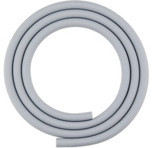 Tuyau en PVC gris enroulé