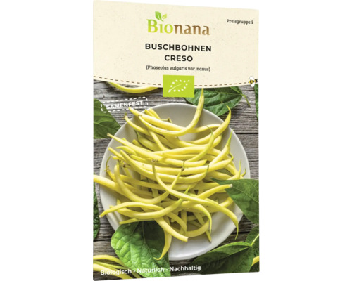 Bio Buschbohnen Creso Gemüsesamen