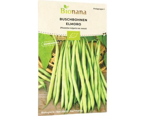 Haricots bio Elmoro, vert graines de légumes