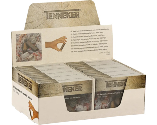 Tenneker pellets aromatiques pour grill et barbecue, 100 % thym, présentoir