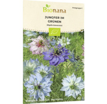 Bionana Jungfer im Grünen Saatgutpackung