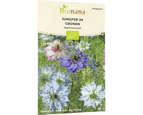 Bio Jungfer im Grünen Blumensamen