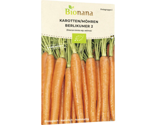 Bio Karotte Berlikumer 2 Gemüsesamen
