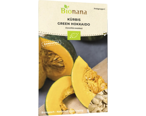 Bio Kürbis Green Hokkaido Gemüsesamen