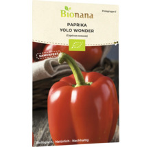 Paprika YOLO Wonder Saatgutpackung von Bionana