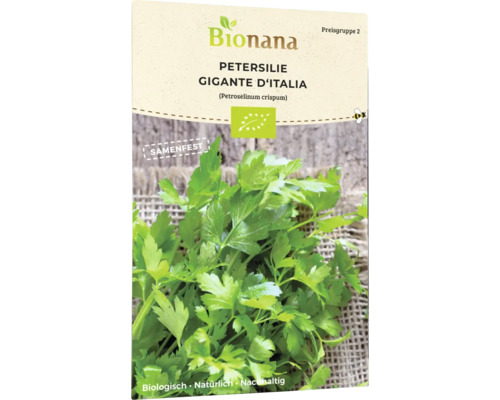 Bio Petersilie, Gigante d'Italia, einjährige Kräutersamen