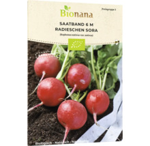 Bionana Saatband 6 Meter Radieschen Sora