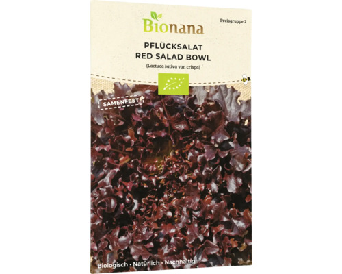 Bio Schnittsalat/Pflücksalat Red Salad Bowl Salatsamen