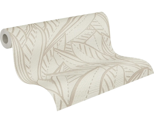 Rolle Tapete mit abstraktem Blattmuster