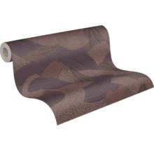 Vliestapete 39935-2 French Affair Wellenmuster schwarz lila