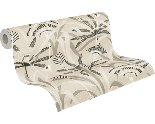 Tapetenrolle mit floralem Muster