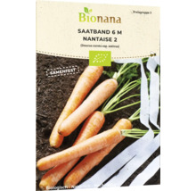 Bionana Saatband 6 Meter Nantaise 2 Karotten Samenpackung
