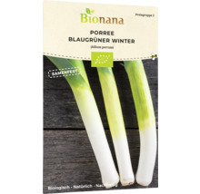 Bionana Porree Blaugrüner Winter Samenpackung