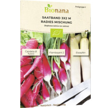 Bionana Saatband mit Radieschenmischung, 3x2 Meter
