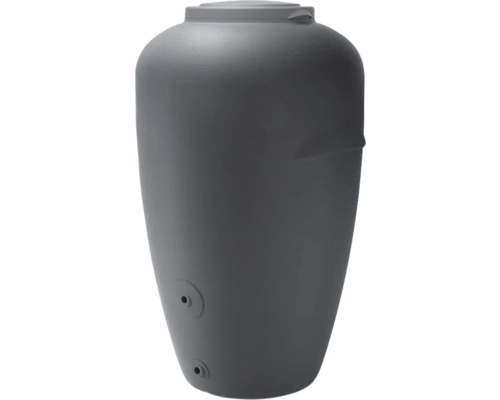 Récupérateur d'eau de pluie waterform Aquacan avec robinet de cuve 440 l gris Récupérateur d''eau de pluie en plastique avec couvercle