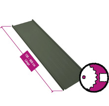 PRECIT Trapezplatte für Dach W33LR Nadelgrün RAL 6020 80mµ Shimoco Beschichtung Fix-Breite 548 mm x Stärke 0,5 mm (Meterware ab 150 bis max. 900 cm)
