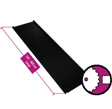 PRECIT Trapezplatte für Dach mit Antikondensationsvlies W33LV Tiefschwarz RAL 9005 80mµ Shimoco Beschichtung Fix-Breite 548 mm x Stärke 0,5 mm (Meterware ab 150 bis max. 900 cm)