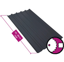 PRECIT Trapezplatte für Dach mit Antikondensationsvlies W35LV Anthrazitgrau RAL 7016 80mµ Shimoco Beschichtung Fix-Breite 1070 mm x Stärke 0,5 mm (Meterware ab 150 bis max. 900 cm)