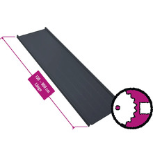 PRECIT Trapezplatte für Dach mit Antikondensationsvlies W33LV Anthrazitgrau RAL 7016 80mµ Shimoco Beschichtung Fix-Breite 548 mm x Stärke 0,5 mm (Meterware ab 150 bis max. 900 cm)