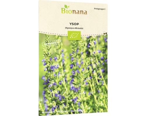 Ysop Saatgutpackung von Bionana