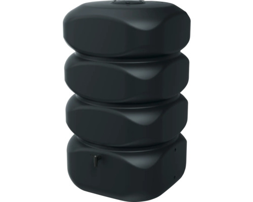 Récupérateur d'eau de pluie waterform Gubo avec robinet de cuve 700 l anthracite Récupérateur d''eau de pluie avec robinet pour l''arrosage du jardin