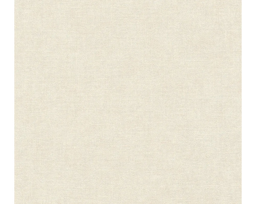 Papier peint intissé 39565-2 Pint Walls 2 uni aspect textile beige crème Image de fond avec une fine structure textile