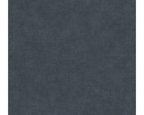 Papier peint intissé 39567-2 Pint Walls 2 uni aspect textile bleu foncé Tissu texturé