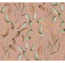 Papier peint à motif de feuilles