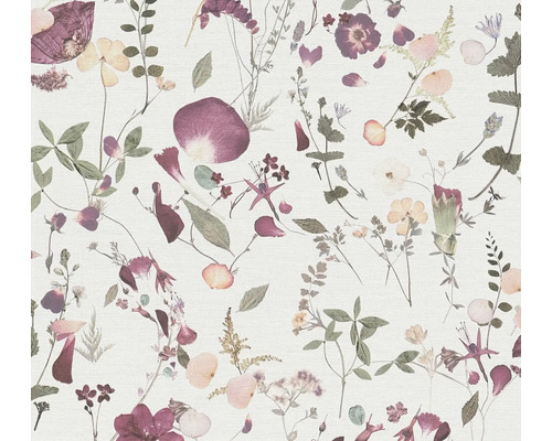 Papier peint intissé 39746-1 Pint Walls 2 petites fleurs herbes blanc violet Papier peint intissé 39746-1 Pint Walls 2 petites fleurs herbes blanc violet