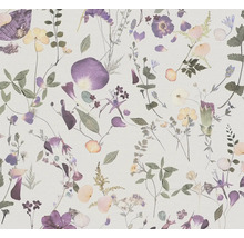 Papier peint à motif floral