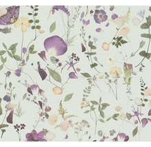 Papier peint à motif floral