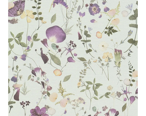 Papier peint intissé 39746-3 Pint Walls 2 petites fleurs herbes vert violet Papier peint intissé 39746-3 Pint Walls 2 petites fleurs herbes vert violet