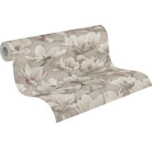 Rouleau de papier peint avec motif floral de magnolia