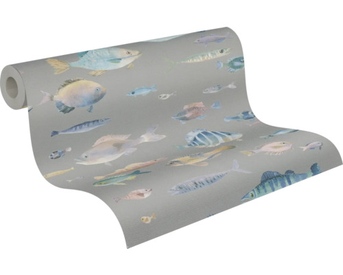 Tapetenrolle mit Fischmuster