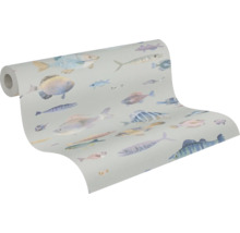 Tapetenrolle mit Fischmuster