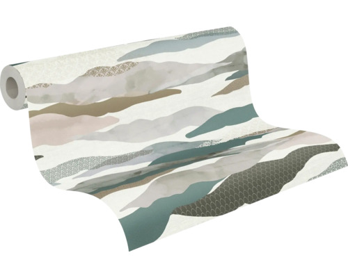 Tapetenrolle mit abstraktem Muster