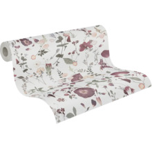 Rouleau de papier peint à motif floral